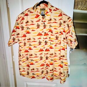 DIXXON Flannel Co. Men’s 4x Route 66 Desert Short-Sleeve Button-Up - like new